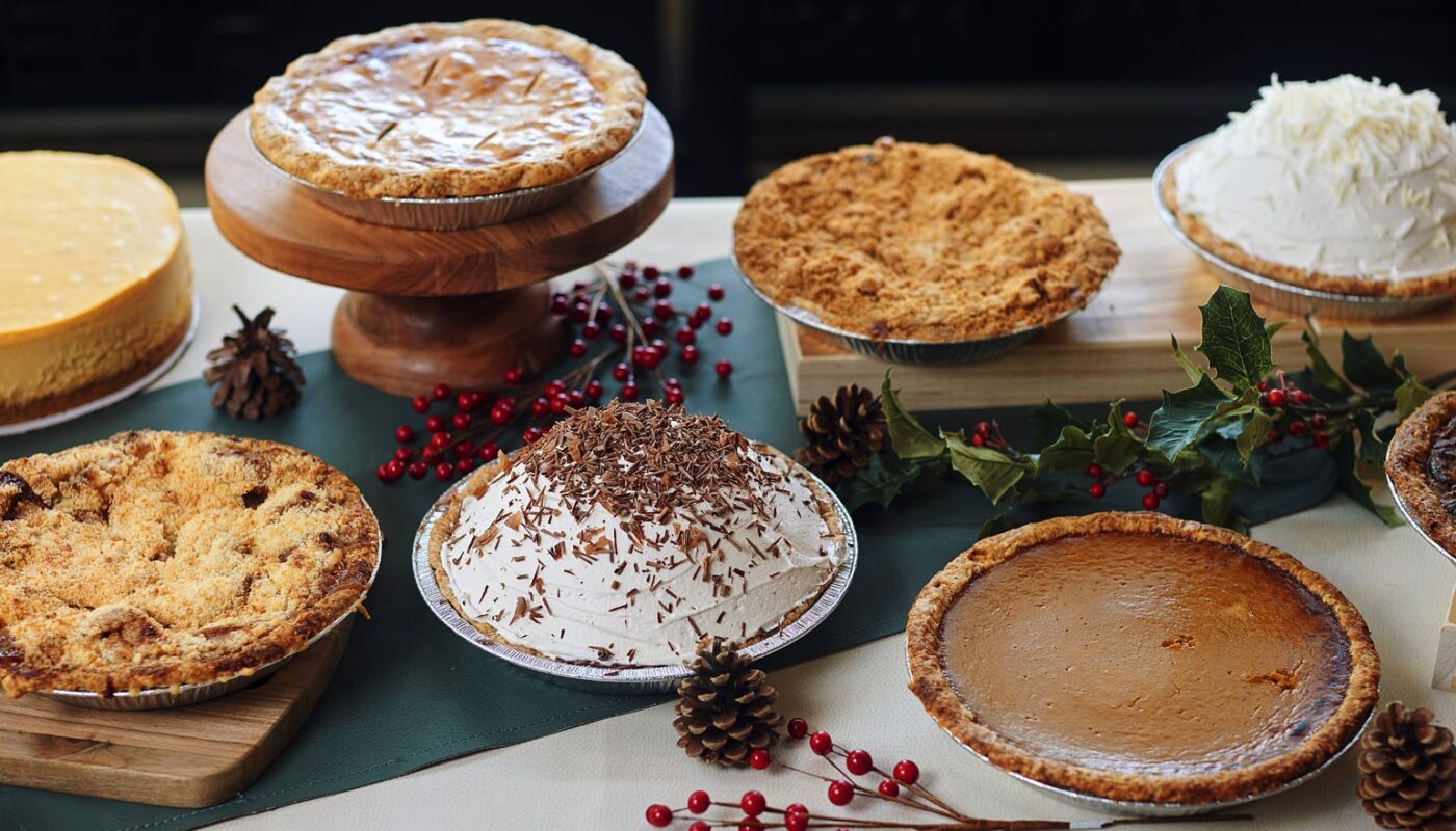 Holiday Pies, Cakes, and Cheesecakes available at Founding Farmers